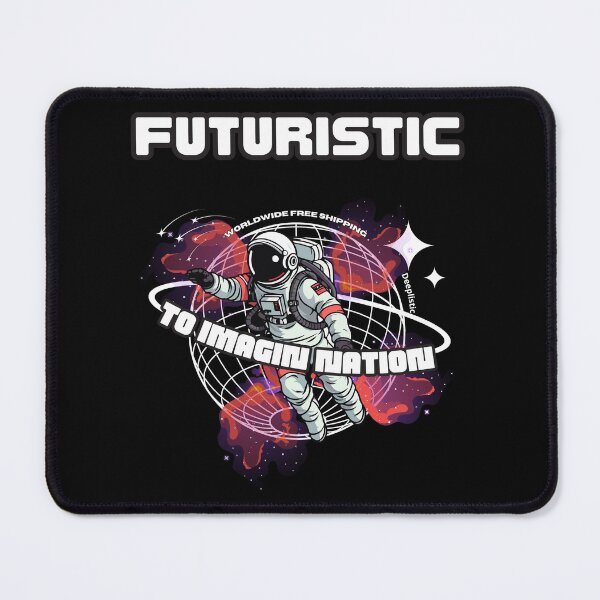 Item preview, WORLDWIDE FUTURISTIC ASTRONAUT TAKING OFF TO IMAGIN NATION (IMAGINATION) designed and sold by deeplistic.