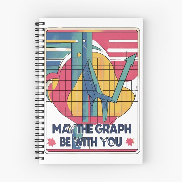 Item preview, May the Graph be with you -Nerdy design designed and sold by Forest Aura Vibes.
