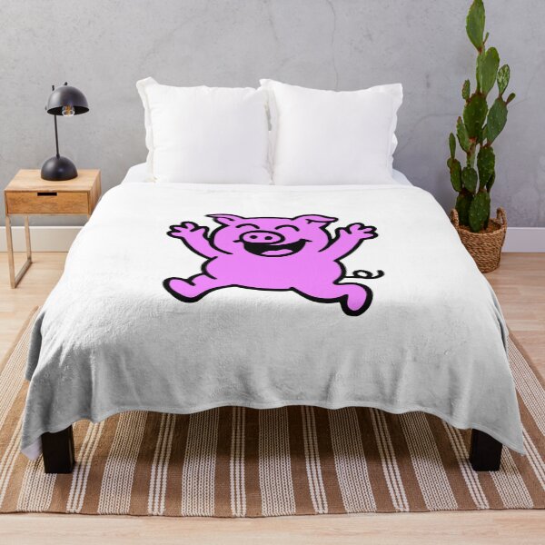 Item preview, Joyful Jumping Pig designed and sold by TheOrbitStudio.