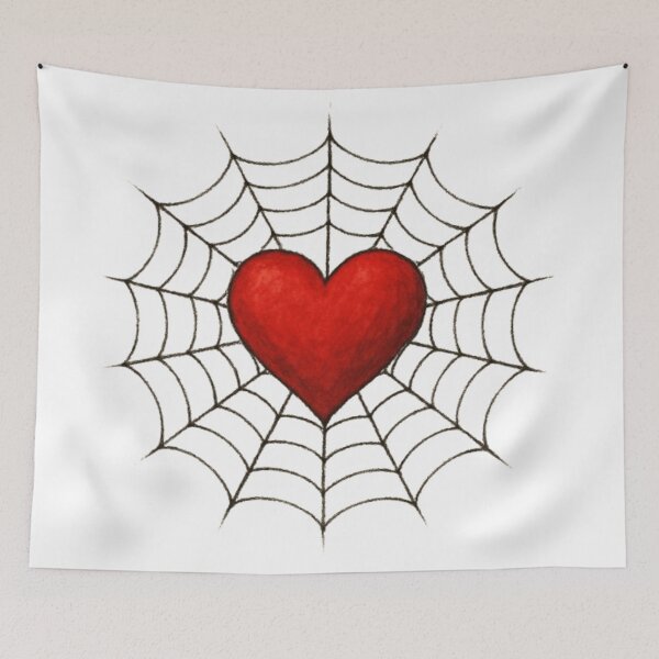 Item preview, Heart inside Spider Web designed and sold by GatesShop.