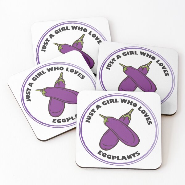 Item preview, Just a Girl Who Loves Eggplants  designed and sold by bolimj.