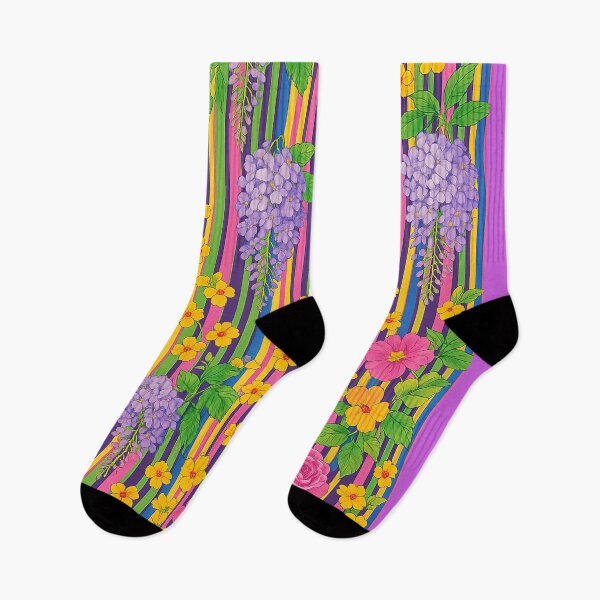 Item preview, Colorful Garden Bloom Floral Pattern designed and sold by weirdfishes123.