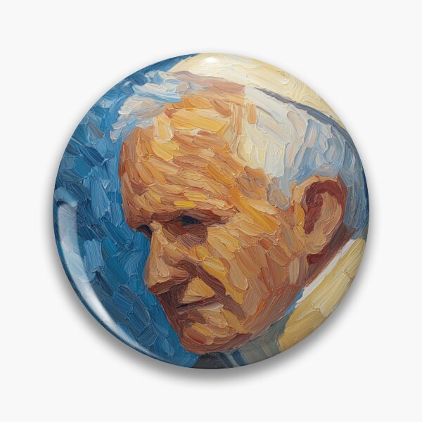 Item preview, Pope John Paul II | Post-impressionist painting style designed and sold by ComicsFactory.