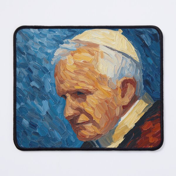 Item preview, Pope John Paul II | Post-impressionist painting style designed and sold by ComicsFactory.