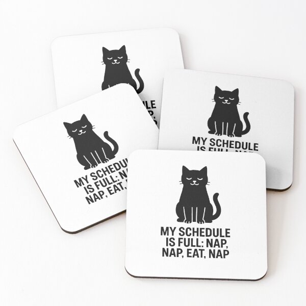Item preview, MY SCHEDULE IS FULL: NAP, NAP, EAT, NAP designed and sold by TheWonkyEaselCo.