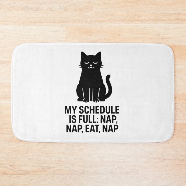 Item preview, MY SCHEDULE IS FULL: NAP, NAP, EAT, NAP designed and sold by TheWonkyEaselCo.