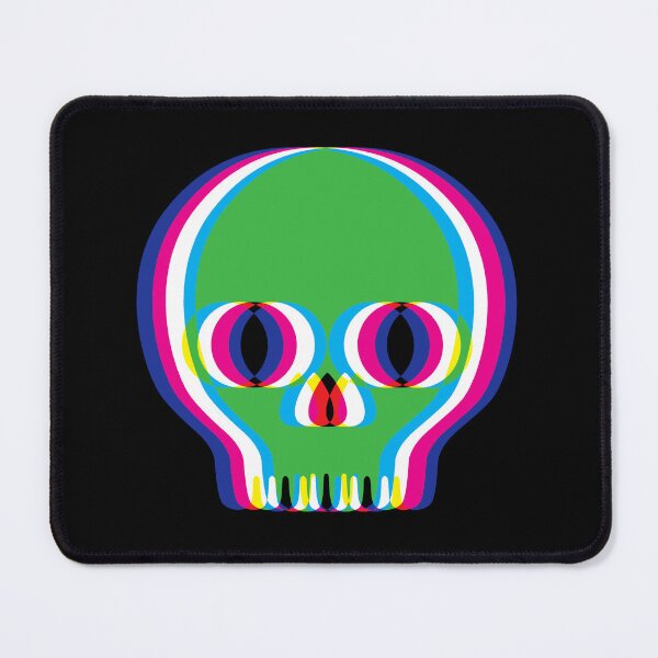 Item preview, Neon Alien Skull - Retro 80s Glitch Vibes designed and sold by AngelottiCR.