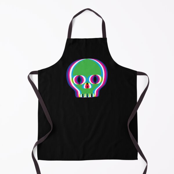 Item preview, Neon Alien Skull - Retro 80s Glitch Vibes designed and sold by AngelottiCR.