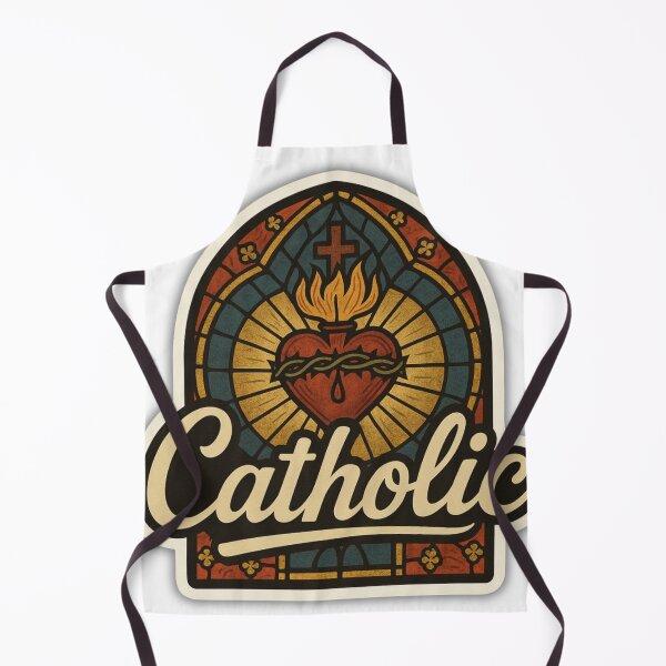 Item preview, Catholic Faith Sticker Religious Sacred heart Vinyl decal designed and sold by Hopeledbyfaithshop.