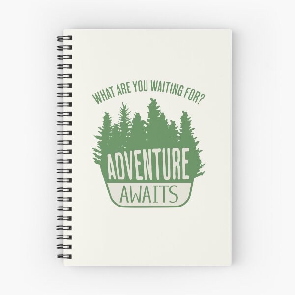 Item preview, Adventure Awaits Outdoor Badge designed and sold by Rhubarb-Custard.