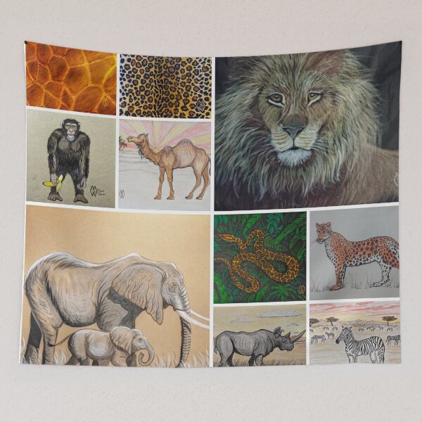 Item preview, African Animals Art  designed and sold by Matt Starr Fine Art .