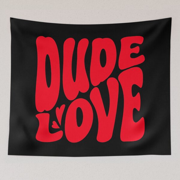 Item preview, DUDE LOVE (Red) designed and sold by MaidenofIron157.
