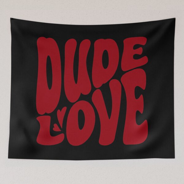 Item preview, DUDE LOVE (Dark Red) designed and sold by MaidenofIron157.