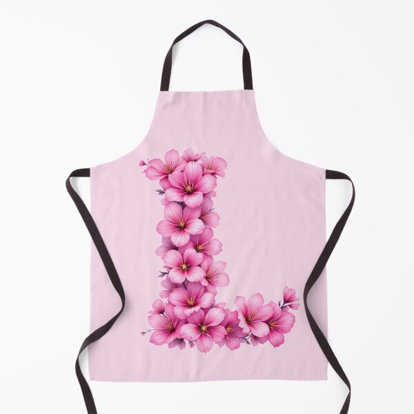 Artikelvorschau, Rosa Buchstabe L / Florales Initialmonogramm für Mädchen entworfen und verkauft von roxysnextgenart.