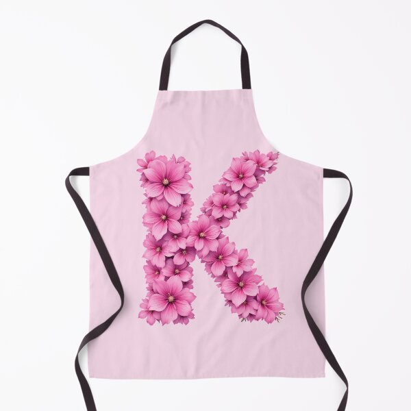 Item preview, Pink Letter K / Floral Initial Monogram for Girls designed and sold by roxysnextgenart.