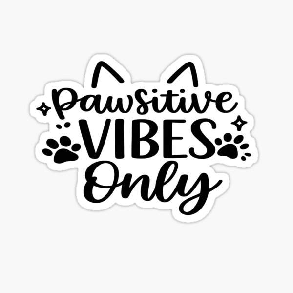 Vista previa del artículo con la obra «Solo vibraciones positivas», diseñado y vendido por ArtframeAnimals.