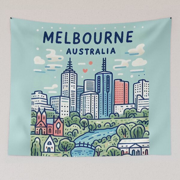 Item preview, Melbourne Australia  designed and sold by WanderlustCoCo.