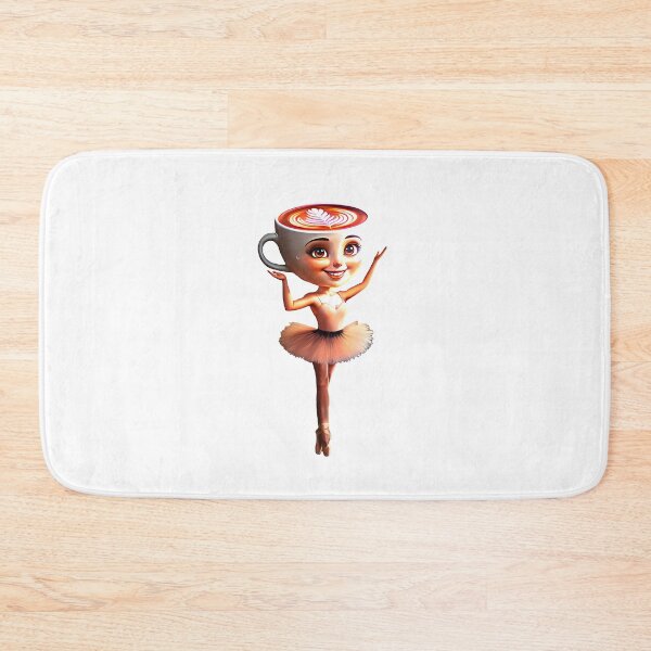 Item preview, Ballerina Cappucina cutout - beautiful female ballet dancer cup brainrot meme designed and sold by EmeraldeaArt.