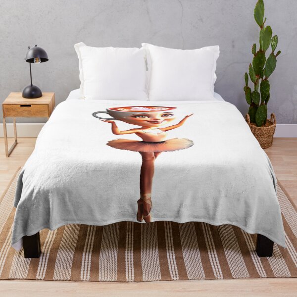 Item preview, Ballerina Cappucina cutout - beautiful female ballet dancer cup brainrot meme designed and sold by EmeraldeaArt.