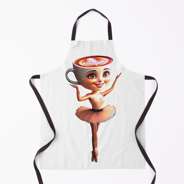 Item preview, Ballerina Cappucina cutout - beautiful female ballet dancer cup brainrot meme designed and sold by EmeraldeaArt.