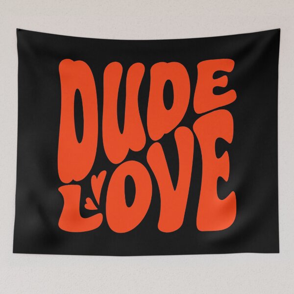 Item preview, DUDE LOVE (Dark Orange) designed and sold by MaidenofIron157.