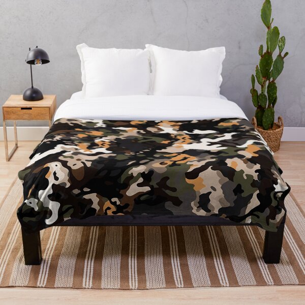 Item preview, Classic Woodland Camouflage Pattern – Earth Tone Camo Design designed and sold by YourPrettyHome.