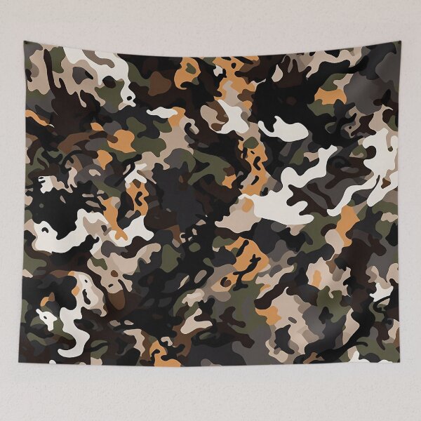 Item preview, Classic Woodland Camouflage Pattern – Earth Tone Camo Design designed and sold by YourPrettyHome.