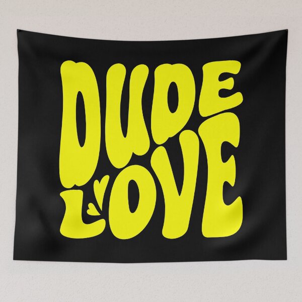 Item preview, DUDE LOVE (Yellow) designed and sold by MaidenofIron157.