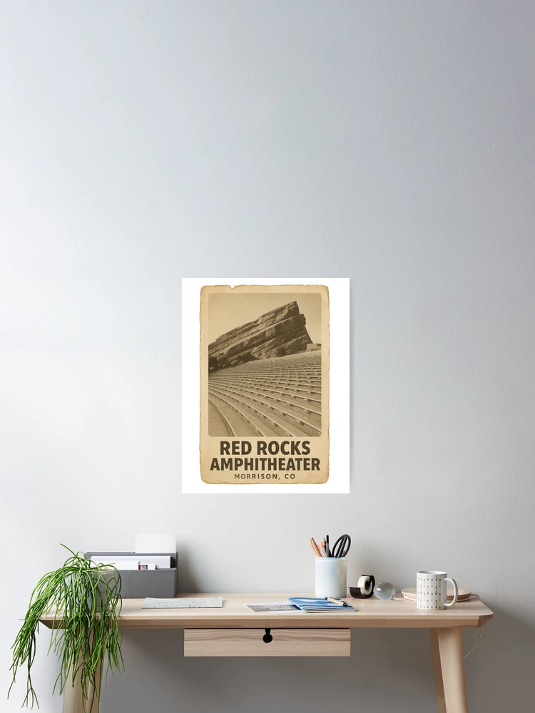 Thumbnail 2 of 3, Poster, Red Rocks Amphitheater  designed and sold by JRRouse.