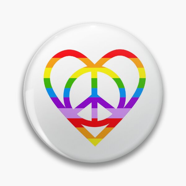 Item preview, 70s Rainbow Peace Sign designed and sold by Sartoris Art.