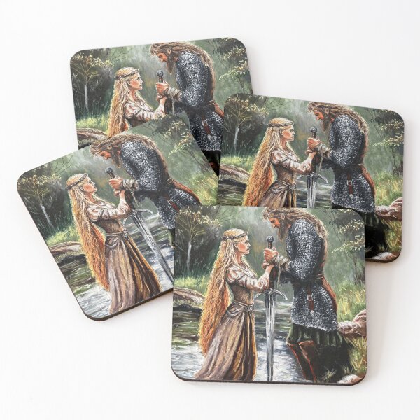 Item preview, The Lady of the Lake Giving Excalibur to Arthur designed and sold by Daniel Eskridge.