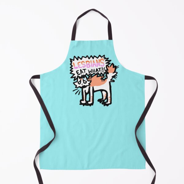 Item preview, Lesbians eat what?! designed and sold by PatchyLaCow.