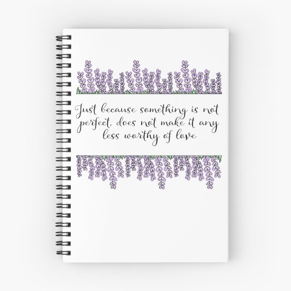 Item preview, Bridgerton Daphne quote,  Just because something is not perfect, does not make it any less worthy of love designed and sold by EndlessEmporium.