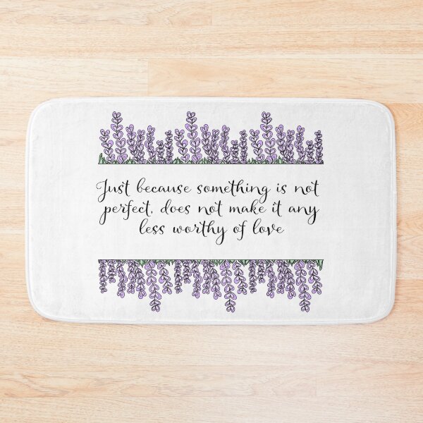Item preview, Bridgerton Daphne quote,  Just because something is not perfect, does not make it any less worthy of love designed and sold by EndlessEmporium.