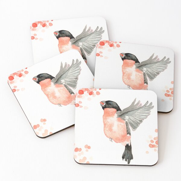 Item preview, A Berry Happy Bullfinch designed and sold by ClarkeGreening.