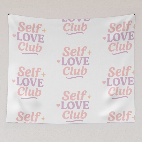 Item preview, Self Love Club – Celestial Pink Faith Affirmation in Earthy Tones designed and sold by astersgraphics.