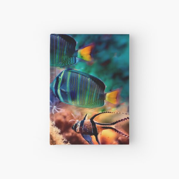 Tropical fish Hardcover Journal