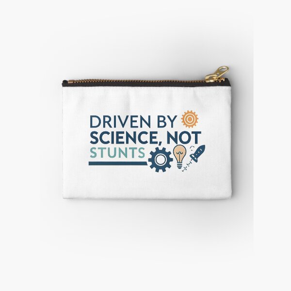 Item preview, "Driven By Science, Not Stunts" Tesla Bumper designed and sold by MiscellaneaShop.