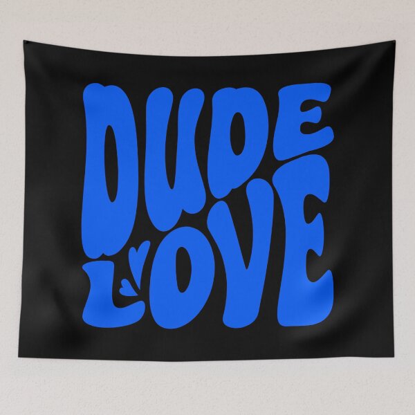 Item preview, DUDE LOVE (Blue) designed and sold by MaidenofIron157.