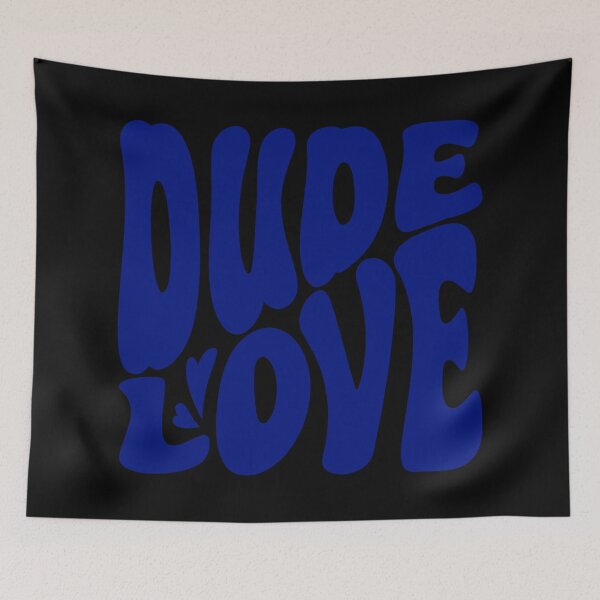 Item preview, DUDE LOVE (Dark Blue) designed and sold by MaidenofIron157.