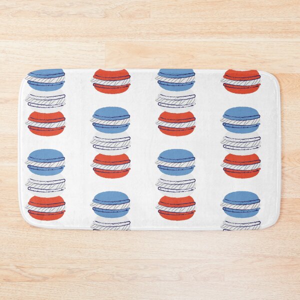 Item preview, French Flag Macarons – Blue White Red Cute Parisian Dessert Design designed and sold by Blueprint&co.