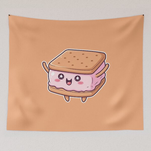 Item preview, Cute Kawaii Ice Cream Sandwich #8 designed and sold by SalahBlt.