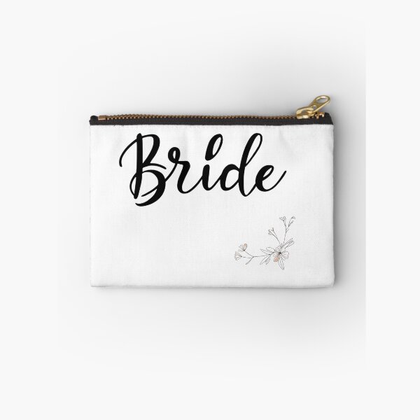 Item preview, Elegant 'Bride' Handwritten Script Design with Floral Details designed and sold by azersan.