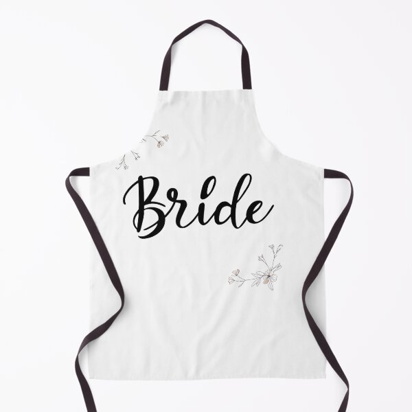 Item preview, Elegant 'Bride' Handwritten Script Design with Floral Details designed and sold by azersan.