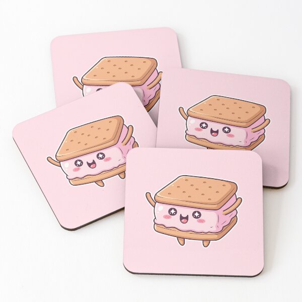 Item preview, Cute Kawaii Ice Cream Sandwich #8 designed and sold by SalahBlt.