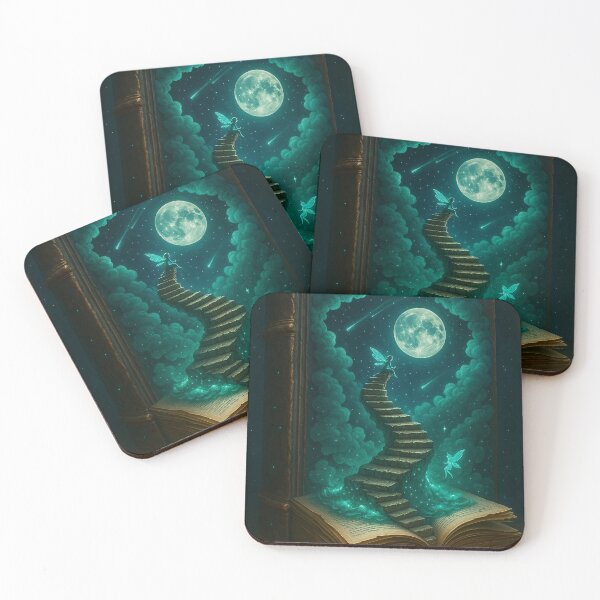 Item preview, Stairway to the Moon - Luminous Realms Series (3/20) designed and sold by RinWinArts.