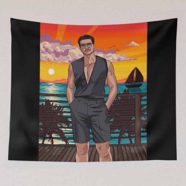 Item preview, Golden Hour Pedro Pascal  designed and sold by ChloeRogArt.
