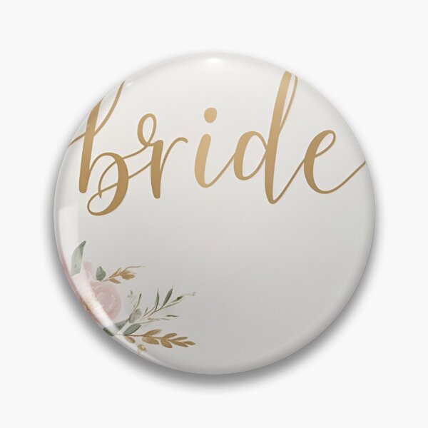 Item preview, Elegant 'Bride' Handwritten Script Typography with Floral Details designed and sold by azersan.