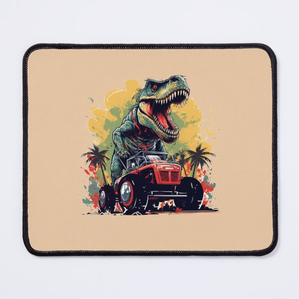 Item preview, T Rex Dinosaur Riding Monster Truck designed and sold by Myra365Art.