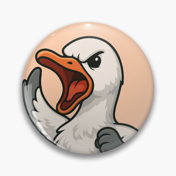Item preview, Screaming Goose. Feathered Fury designed and sold by SageAndMe.